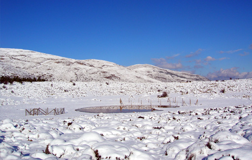 Nieve en el Paraje de Barjal�, Sierra de G�dor